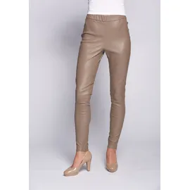 Maze Lederhose "4202110", Damen, Gr. XS, US-Größen, braun (mud), Obermaterial: 100% Lammleder. Innenfutter: 100% Polyester, Hosen