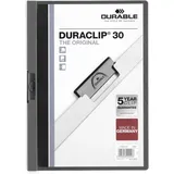 Durable Schnellhefter Duraclip A4 Grau 25 St.