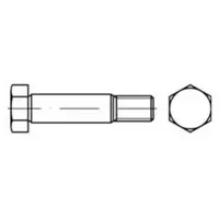Industrial Quality Supplies Sechskant-Passschraube DIN 610 M10 x 50 25 Stück