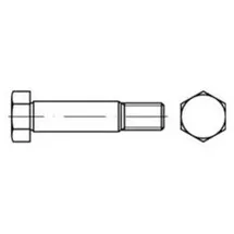 Industrial Quality Supplies Sechskant-Passschraube DIN 610 M10 x 50 25 Stück