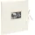 Exacompta 11154E Premium Fotoalbum Kingsbridge mit 60 schwarzen Seiten, perfekt für Ihre Fotos zum selbstgestalten Fotobuch weiß, 29 x 32 cm