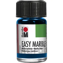 Marabu 130539095 Marabu easy marble Azurblau 095, 15 ml