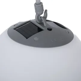 Expo Börse Außenleuchte Kunststoff D 20 cm H 75 cm 4x LED warmweiß weiß