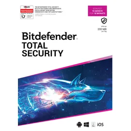 BitDefender Total Security 2020 10 Geräte 18 Monate PKC DE Win Mac Android iOS