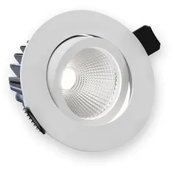 LED Einbaustrahler weiß 9W 36° 700lm dimmbar - Lichtfarbe: Neutralweiß 4000K