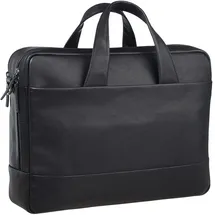 LEONHARD HEYDEN Hamburg Aktentasche Leder 40 cm Laptopfach schwarz