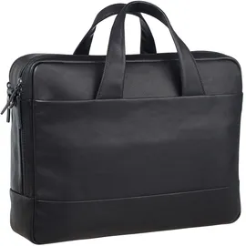 LEONHARD HEYDEN Hamburg Aktentasche Leder 40 cm Laptopfach schwarz