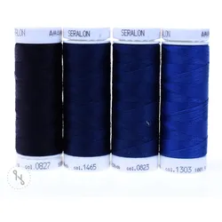 Mettler Farbsortiment Seralon 4 Farben Navy