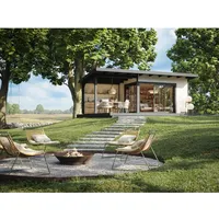 Palmako Gartenhaus Andrea 693 x 300 cm Hellgrau-Anthrazit FSC®
