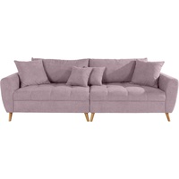 Home Affaire Big-Sofa »Penelope Luxus«, mit besonders hochwertiger Polsterung für bis zu 140 kg pro Sitzfläche rosa