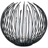 Boltze Windlicht Taneja 24cm schwarz