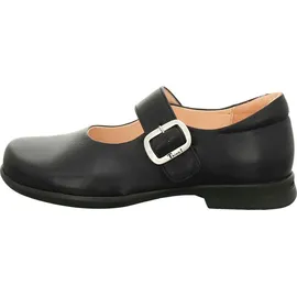 THINK! Damen PENSA chromfrei gegerbte nachhaltige Halbschuhe, SCHWARZ 0000