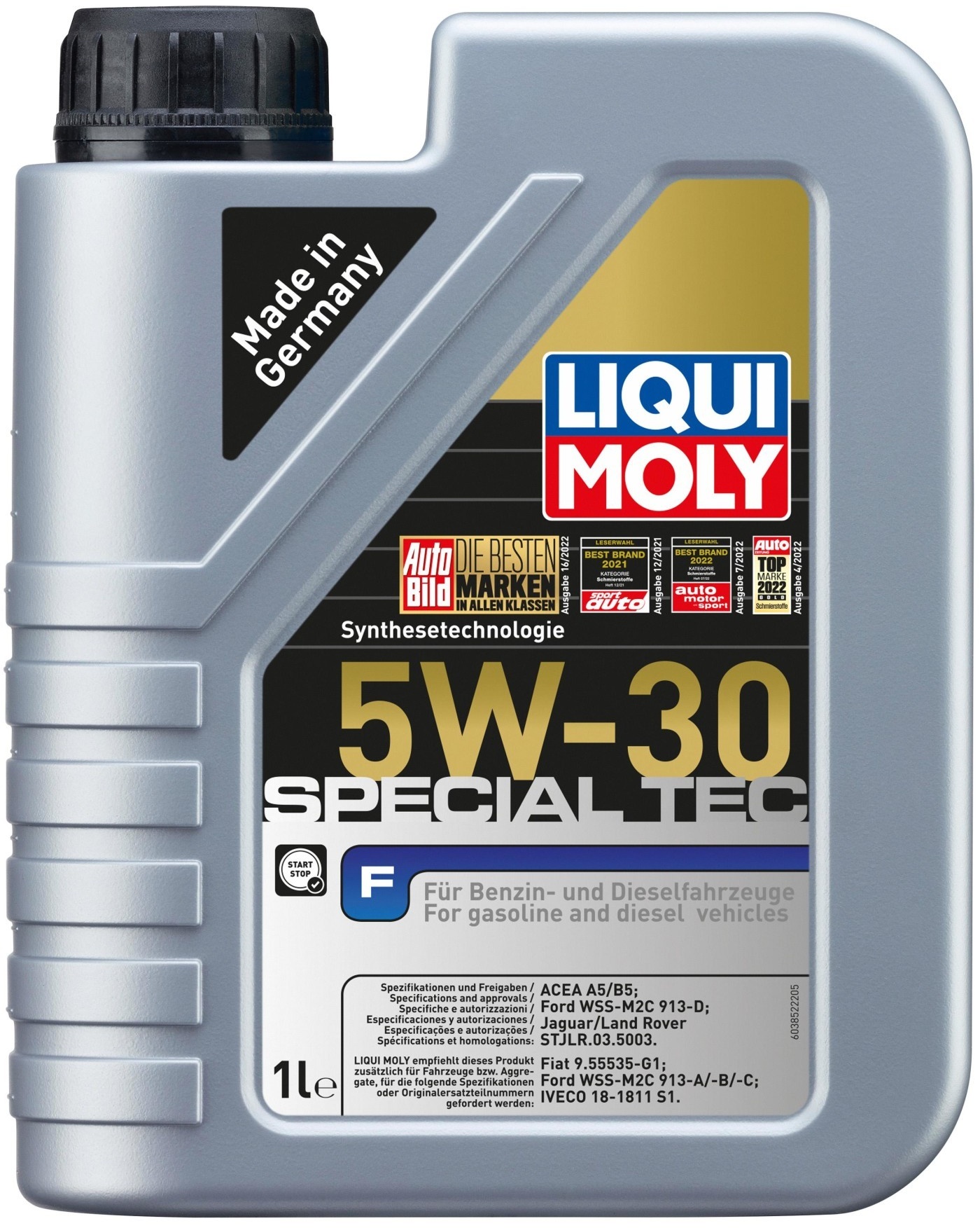 LIQUI MOLY Motoröl Special Tec F 5W-30  3852