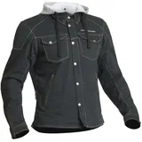 Lindstrands Bjurs Motorradjacke Schwarz/Grau 56