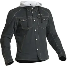 Lindstrands Bjurs Motorradjacke Schwarz/Grau 56