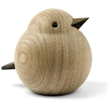 Novoform Dekofigur Dekofigur Papa Sparrow Eiche Natur
