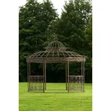 CLP XXL Luxus Pavillon Romantik rund 500 cm bronze