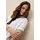 TAMARIS Oversize-Shirt "aus Baumwolle", Damen, Gr. 40/42, weiß, Jersey, Obermaterial: 100% Baumwolle, Basic, weit Po-bedeckend, Rundhals, Shirts, in Longform mit abgerundetem Saum