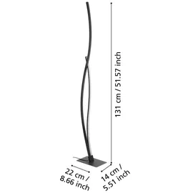 EGLO GRISOLIA H1290 20W 2500LM 4000K SCHWARZ