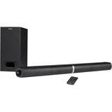 MEDION P61220 2in1 Convertible Bluetooth TV Soundbar mit Subwoofer (2.1 Soundbar, 2 x 30 Watt, 60 Watt Subwoofer, Wandmontage, NFC, HDMI ARC mit ECC, AUX, optischer Eingang)