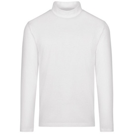 Trigema Herren 637509 Langarmshirt, Weiß weiss, 001), Large (Herstellergröße: L,