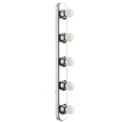 Spiegelleuchte Hollywood Chromfarben max. 6 Watt
