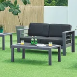 Outdoor-Bank mit Tisch Avise Aluminium [casa.pro]