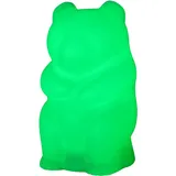 Xenon LED Leuchte Panda Bär 12 Volt grün Höhe: 31cm .#3950