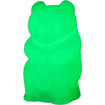 Xenon LED Leuchte Panda Bär 12 Volt grün Höhe: 31cm .#3950