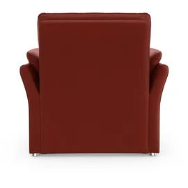 DOMO collection Sessel DOMO COLLECTION "Pina elegant und zeitloser Clubsessel, bequemer Cocktailsessel", rot, B:99cm H:95cm T:88cm, Sessel, Sessel, Hoher Sitzkomfort, Luxus-Microfaser Lederoptik, rot