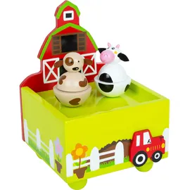 Small Foot Company small foot 11715 - Spieluhr Bauernhof, Holz