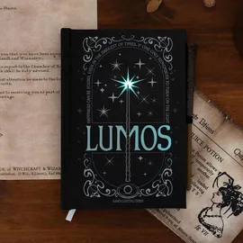 Grupo Erik Notizbuch Harry Potter Lumos A5 Schwarz