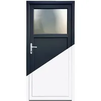 PANTO SMK 510 links 98 x 198 cm anthrazit/weiß