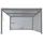 MCW Seitenwand für Pergola 1 Stück 2,83 x 2,06 x 0,01 m Weiß