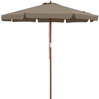 Kingsleeve Sonnenschirm Ø 330 cm taupe 