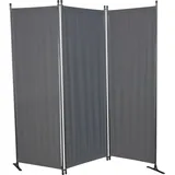 Angerer Paravent Swingtex 3-tlg. 165 x 165 cm dunkelgrau