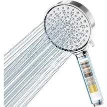 luxuskollektion Duschkopf mit Filter 20 Schichten Wassersparend Hochdruck Handbrause 6