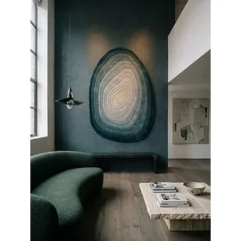 KADIMA DESIGN Kadima Wollteppich 160 x 230 cm Blau
