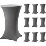 Trutzholm Stehtischhusse Stretch Anthrazit Ø 70 cm 10er Set