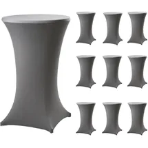 Trutzholm Stehtischhusse Stretch Anthrazit Ø 70 cm 10er Set