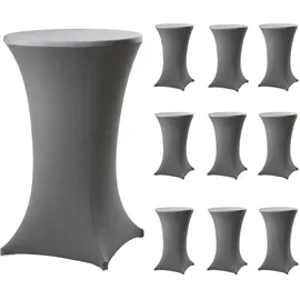 Trutzholm Stehtischhusse Stretch Anthrazit Ø 70 cm 10er Set