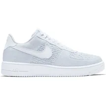 Nike Air Force 1 Flyknit 2 White Pure Platinum - EU: 42.5 - Weiß/Grau - 42.5