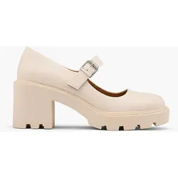 Mary Jane Pumps - Damen - creme