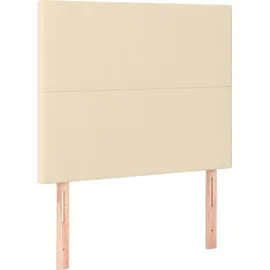 vidaXL Boxspringbett 90 x 200 cm Creme