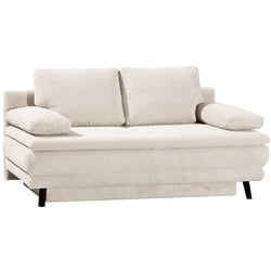 Schlafsofa Boyd Stoff Beige Natur