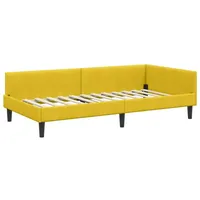 VidaXL Eckbettgestell Gelb 80 x 200 cm Samt und