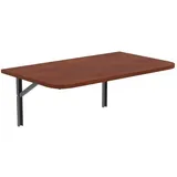 AKKE Klapptisch, Wandklapptisch mit abgerundete Ecken für Küche Kinderzimmer klappbar 60 cm x 60 cm
