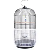 Universelle Vogelkäfig-Abdeckung, Mesh-Papageienkäfig-Rock für Samenfänger – weiße, langlebige, atmungsaktive, waschbare Abdeckung (Vogelkäfig nicht
