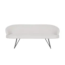 Sofa.de Sitzbank Chess Weiß 180 x 88 x 65 cm