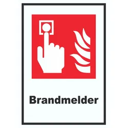Brandmelder Schild A0 (841x1189mm)